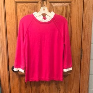 NWT Talbots Bright Pink Sweater